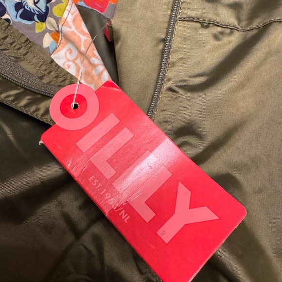 Oilily Vintage Shiny Army Green Embroidered Cargo Skirt Nwt 38 8 - Picture 14 of 16